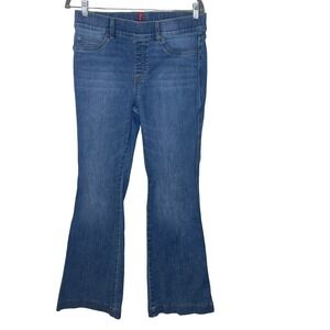 Spanx Flare Leg Pull On Denim Jeans ‎  Vintage indigo Size L